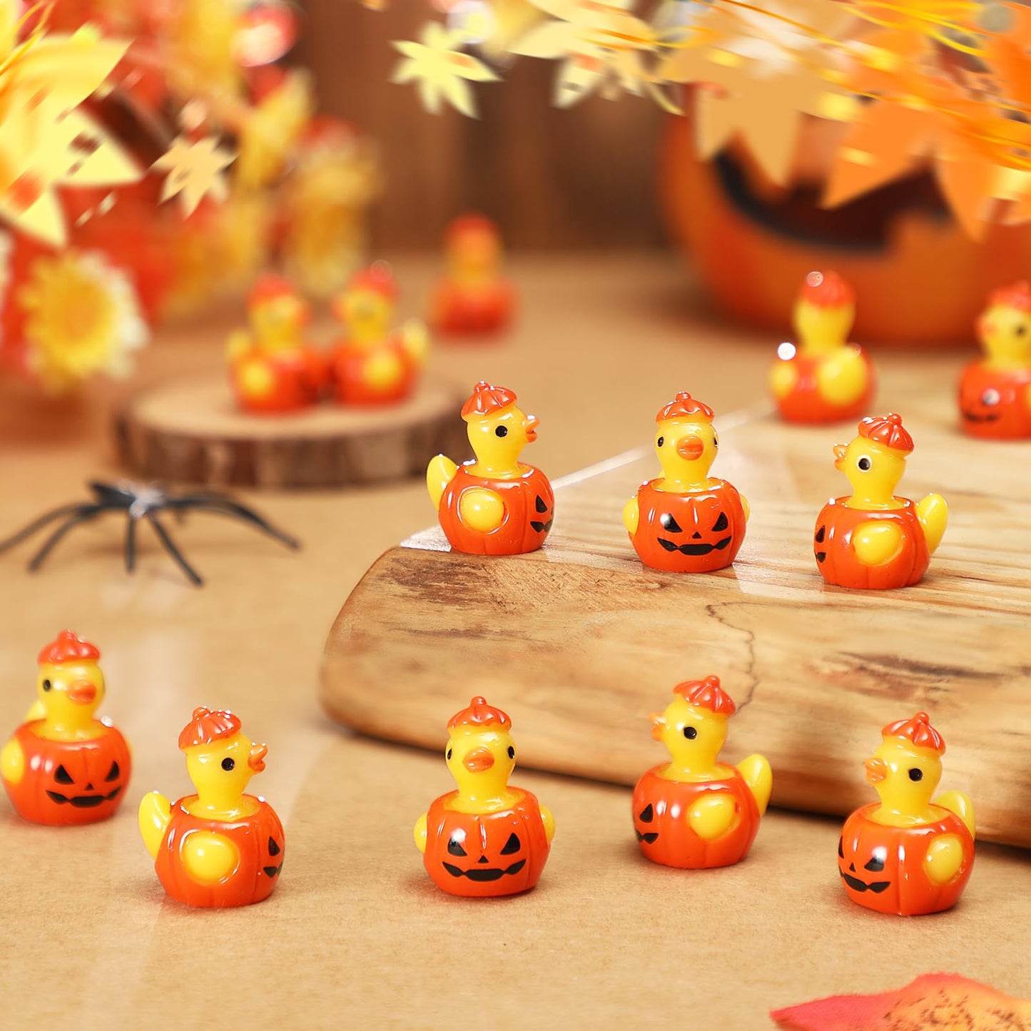 VioraWhite 50 Pcs Themed Ducks Mini Resin Ducks Figures Tiny Resin Figures Party Favors Party Decorations for Crafts Making DIY