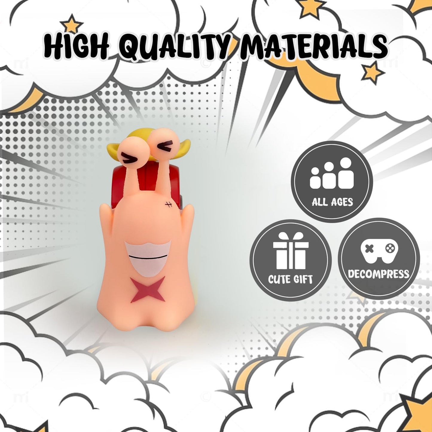 Keyboard Fidget Toy For Adults (Red Snail)