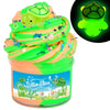 Butter Slime Glitter Mix Ins, Glow In The Dark Cute Charm Cream Slime For Girls Boy Ages 8-12, Scented Sludge Soft Putty Stretch