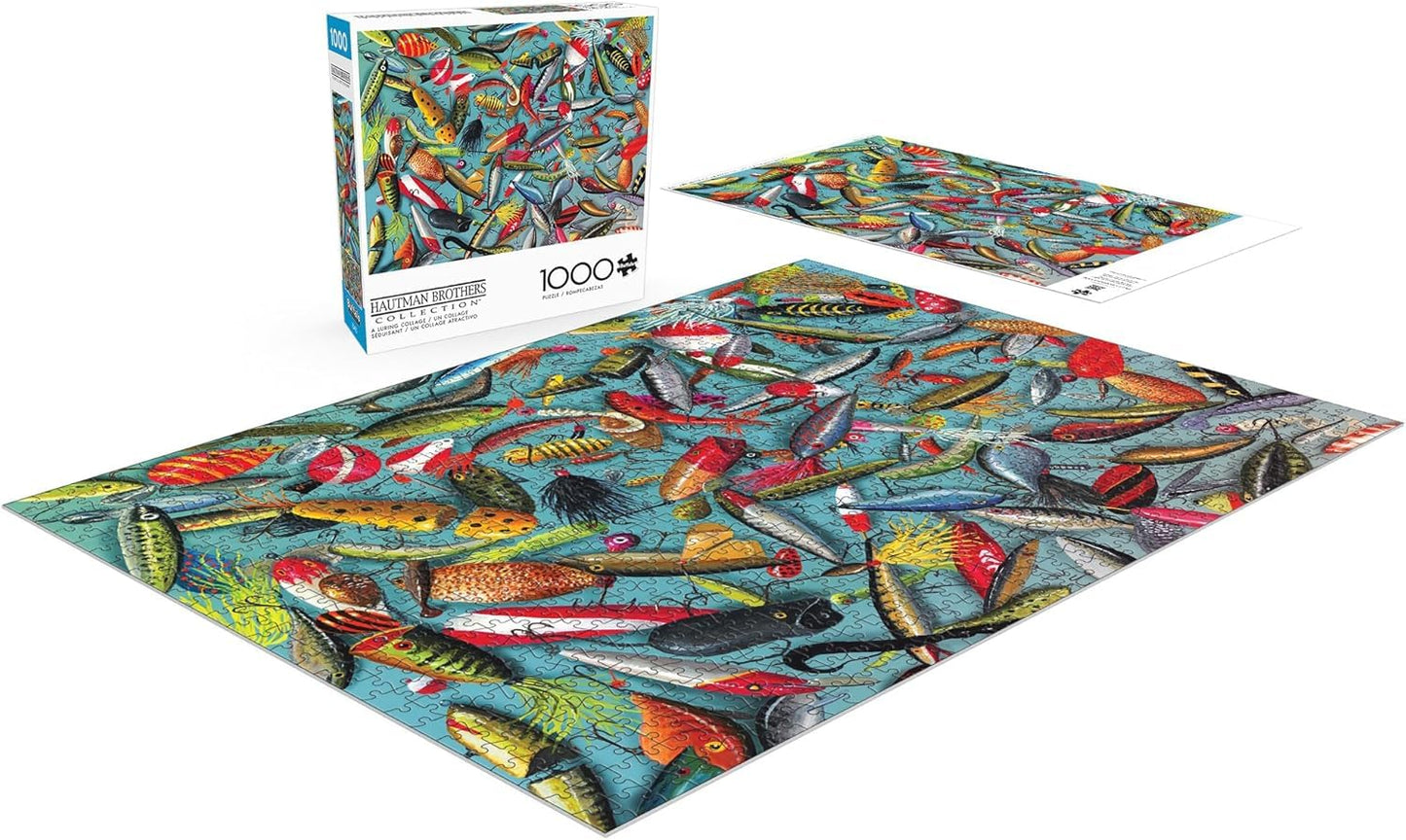 Buffalo Games - Robert Hautman - A Luring Collage - 1000 Piece Jigsaw Puzzle For Adults -Challenging Puzzle Perfect For Game Nig
