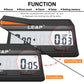 LEAP Digital Chess Clock Timer - Advanced Board Game Timer with Bonus & Delay Countdown Alarm, Black/Orange