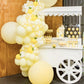 Partywoo Pastel Yellow Balloons, 127 Pcs Pale Yellow Balloons Different Sizes Pack Of 36 Inch 18 Inch 12 Inch 10 Inch 5 Inch Light Yellow Balloons For Balloon Garland As Party Decorations, Yellow-Q07