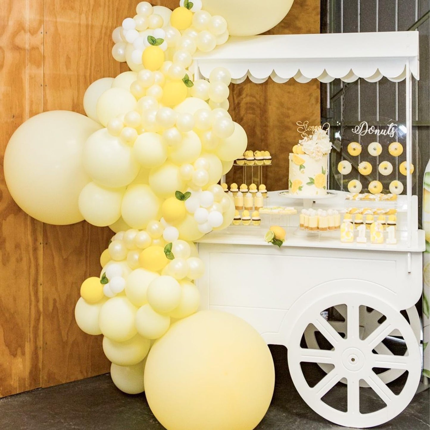 Partywoo Pastel Yellow Balloons, 127 Pcs Pale Yellow Balloons Different Sizes Pack Of 36 Inch 18 Inch 12 Inch 10 Inch 5 Inch Light Yellow Balloons For Balloon Garland As Party Decorations, Yellow-Q07