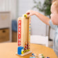Melissa & Doug Stack & Count Wooden Parking Garage, 10 Cars, Multi-color, 12.25 x 5.25 x 3.0, Model 5182