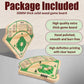 Baseball Board Game,Wooden Baseball Game,20Mm Thick Wooden Board With 10 Pieces & Dice,Markers,Great For Family Game Night, Part