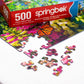 Springbok Stairway To Serenity 500 Piece Jigsaw Puzzle For Adults By Arist Alan Giana - Colorful Garden By The Ocean - Finished Size 23.5' X 18'