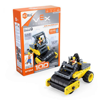 Hexbug Vex Robotics Steam Roller, Buildable Construction Toy, Gift For Boys And Girls Ages 8 And Up