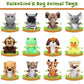 Skylety 12 Pieces Mini Stuffed Animals 4.8 Inch Cute Safari Plush Toys Elephant Lion Giraffe Tiger Puppy Zebra Duck For Jungle Animal Themed Parties Teacher Student Award Prizes