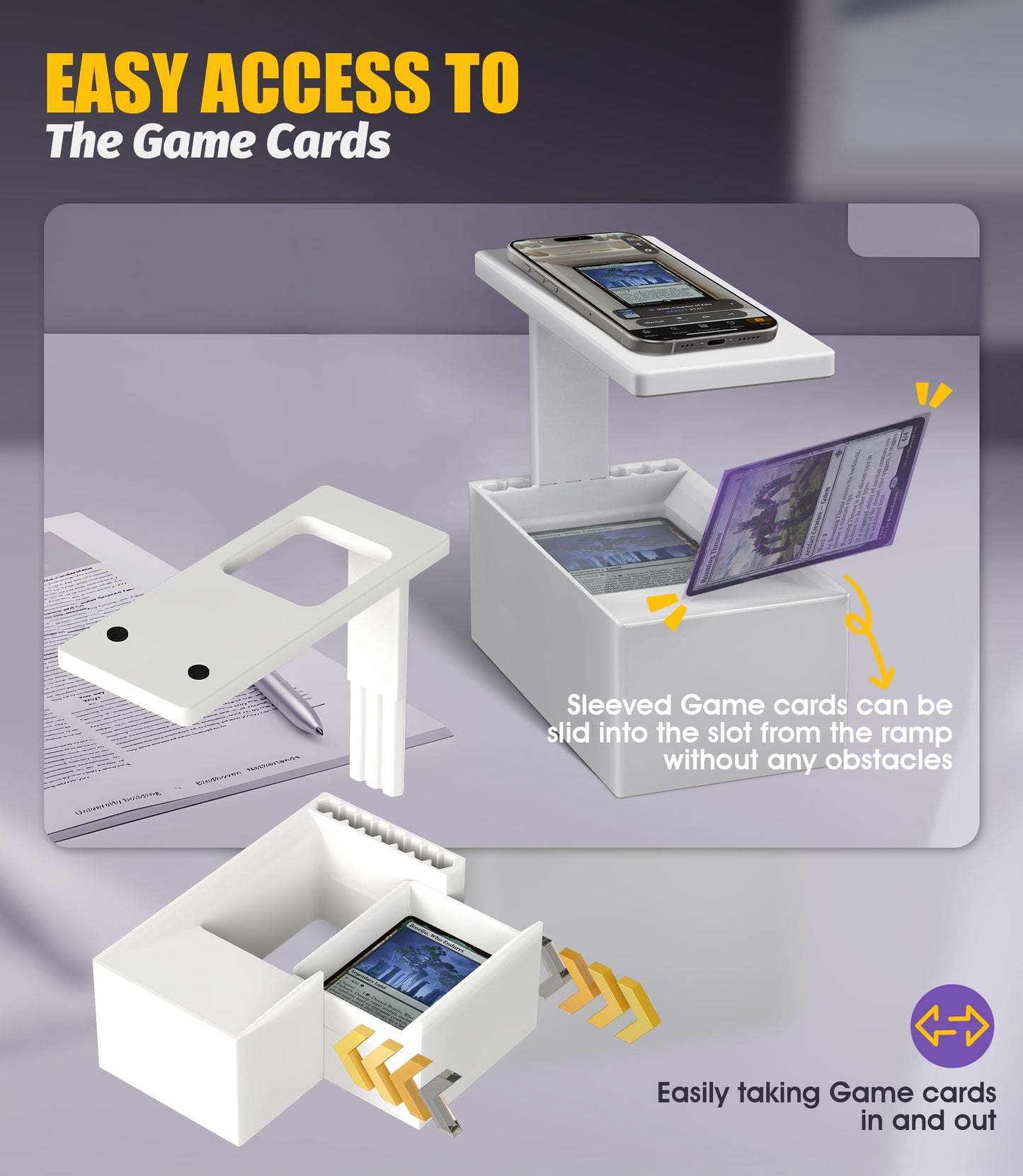 ManaBox Trading Card Scanner Stand - Quick Scan MTG Cards For Pricing & Inventory Price Check ManaBox Trading Card Scanner Stand - Quick Scan MTG Cards For Pricing & Inventory Price Check