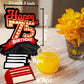 Happy 75Th Birthday Red And Black Table Honeycomb Centerpieces Balloons Theme Decor Table Decorations Table Toppers For Girls Women Princess 75 Years Old Birthday Party Bday Supplies Background Gold