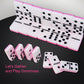 Idtq Double Six Standard Dominos Set 28 Tiles - Dominos Set Games For Adults, Classic Numbers Table Games, Family Travel Dominos