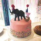 Talking Tables Bday 6 Birthday Candle Cake Topper, Height 8cm, 3, Pink, BDAY-CANDLE-6