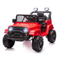 Joymor 12V Kids Ride On Truck With Remote Control, 4 Wheels Battery Powered Kids Car, Electric Play Car With Led Lights/Horn/Remote And Manual Control/3-5 Mph Speed/Gift For Girl Boy (Red)
