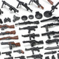 Feleph WW2 Military Weapons Pack Toy Building Set, Small, ABS Model T148