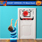 Indoor Over Door Mini Basketball Hoop Set For Kids Adults, Upgrade Wall Mount Basketball Hoop For Wall With Large Dunk Rim, Room Basketball Hoops Game With 4 Small 6' Balls Gift For Boys Girls Teen