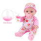 Vawmjot 12 Inch Baby Doll With Carrier Play Set And Clothes,Reborn Baby Doll Accessories With Bottles,Pacifiers,Diapers