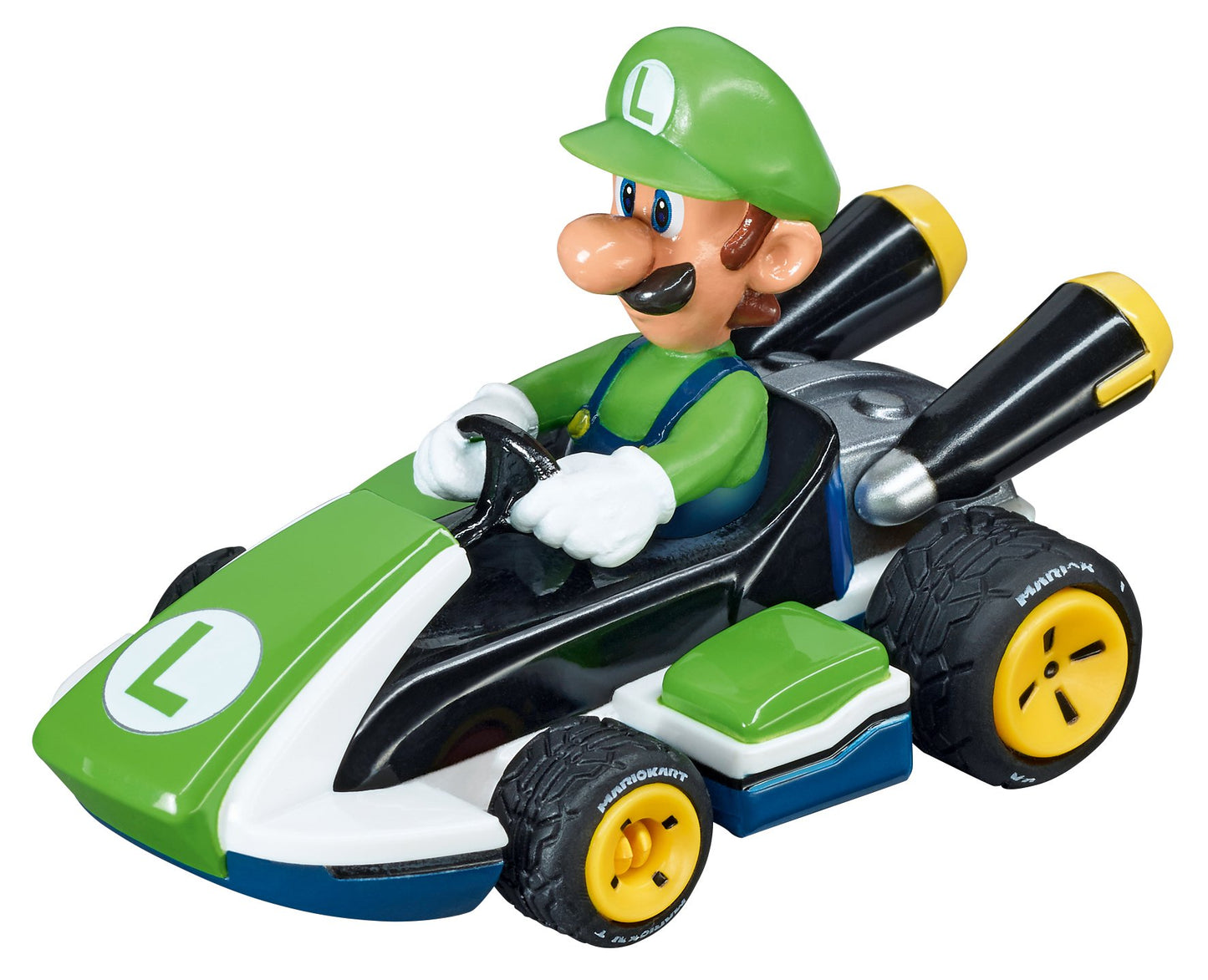 Carrera GO!!! Mario Kart 1:43 Scale Slot Car Racing Track Set, Multicolor, Includes Mario & Luigi, Model 20063503, Battery Operated