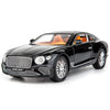 Wakakac Compatible For 1/24 Bentley Continental Gt Model Car Alloy Diecast Toy Car Collectible Pull Back Toy Vehicles With Sound