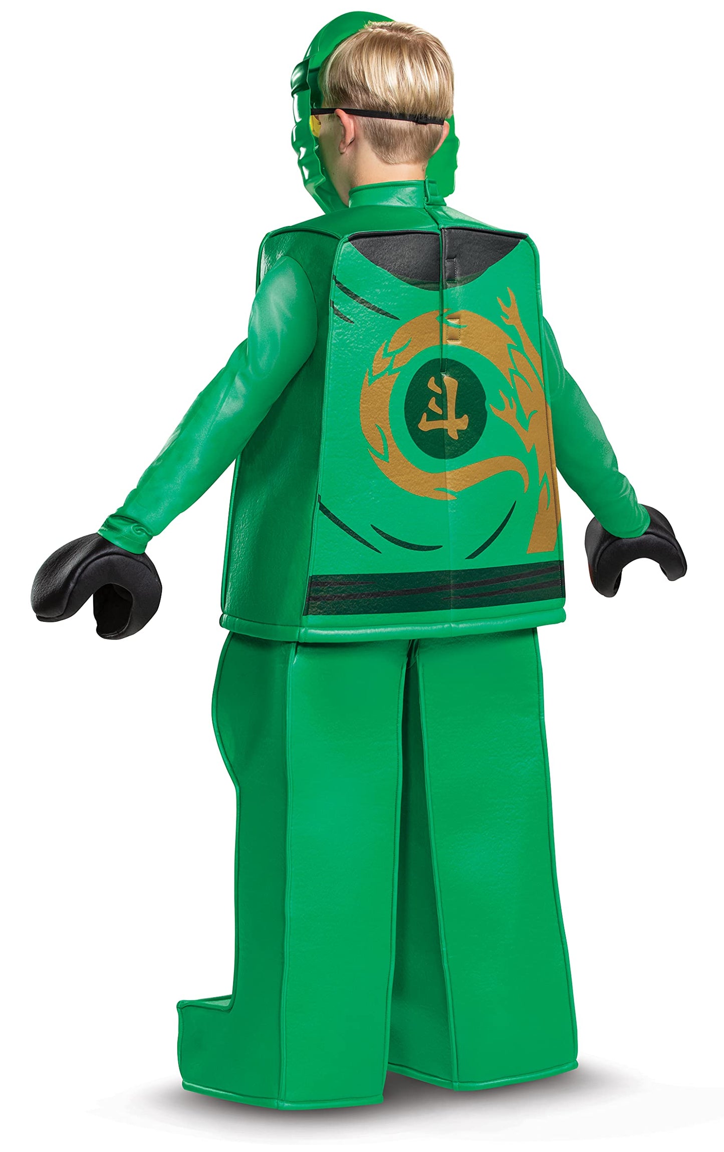 Lloyd Costume For Kids, Prestige Lego Ninjago Legacy Themed Children'S Charcter Outfit, Child Size Small (4-6) Green