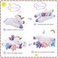 5 Pieces Magical Creature Stuffed Animals For Girls, 1 Big Mommy With 4 Mini Babies, Soft Plush Toys For Kids Ages 3 And Up,Grea