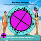 TechSweepPro Inflatable Water Hammock 800LBS Buoyancy 8ft Round Floating Ring Upgraded Materials Heavy Duty Circle Floating Raft