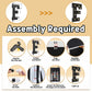 Imprsv Marquee Letters Black 3Ft: Black Party Decor - Light Up Letter F Large 3 Feet Tall - Party Decorations Letter For Birthda
