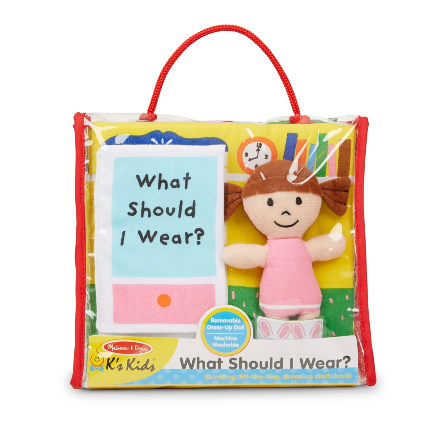 Melissa & Doug Soft Activity Baby Book - Multi Fabric - What Should I Wear? - 1 EA - Model 9204