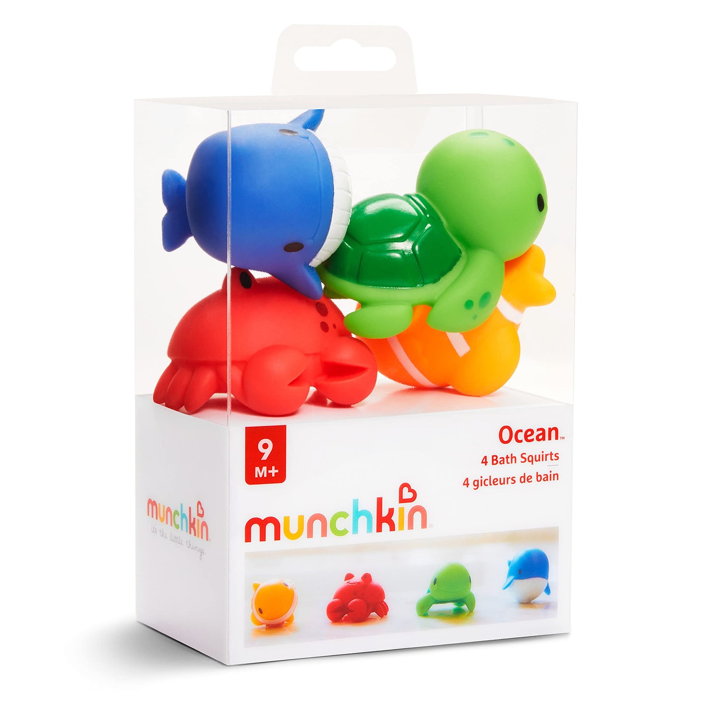 Munchkin® Ocean™ Squirts Baby Bath Toy, 4 Pack