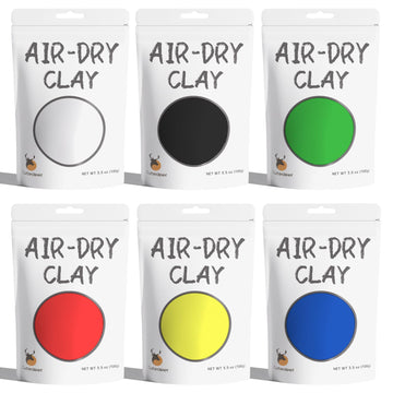 Cutedeer Air Dry Modeling Clay - 6 Colors, 1.3lb Soft Foam Molding Clay, DIY Creative for Kids Adults Arts & Crafts Project Supp