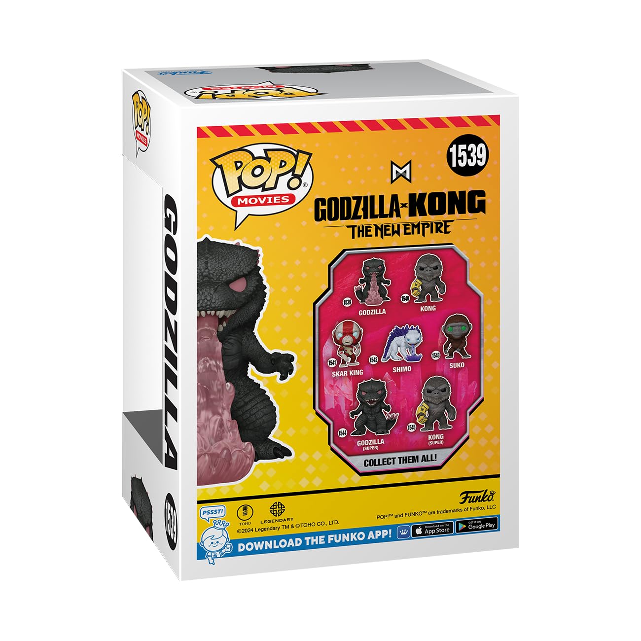 Funko POP! Godzilla with Heat-Ray Vinyl Figure - Multicolor - Model 75926 - Collectible for Kids & Adults - Official Merchandise
