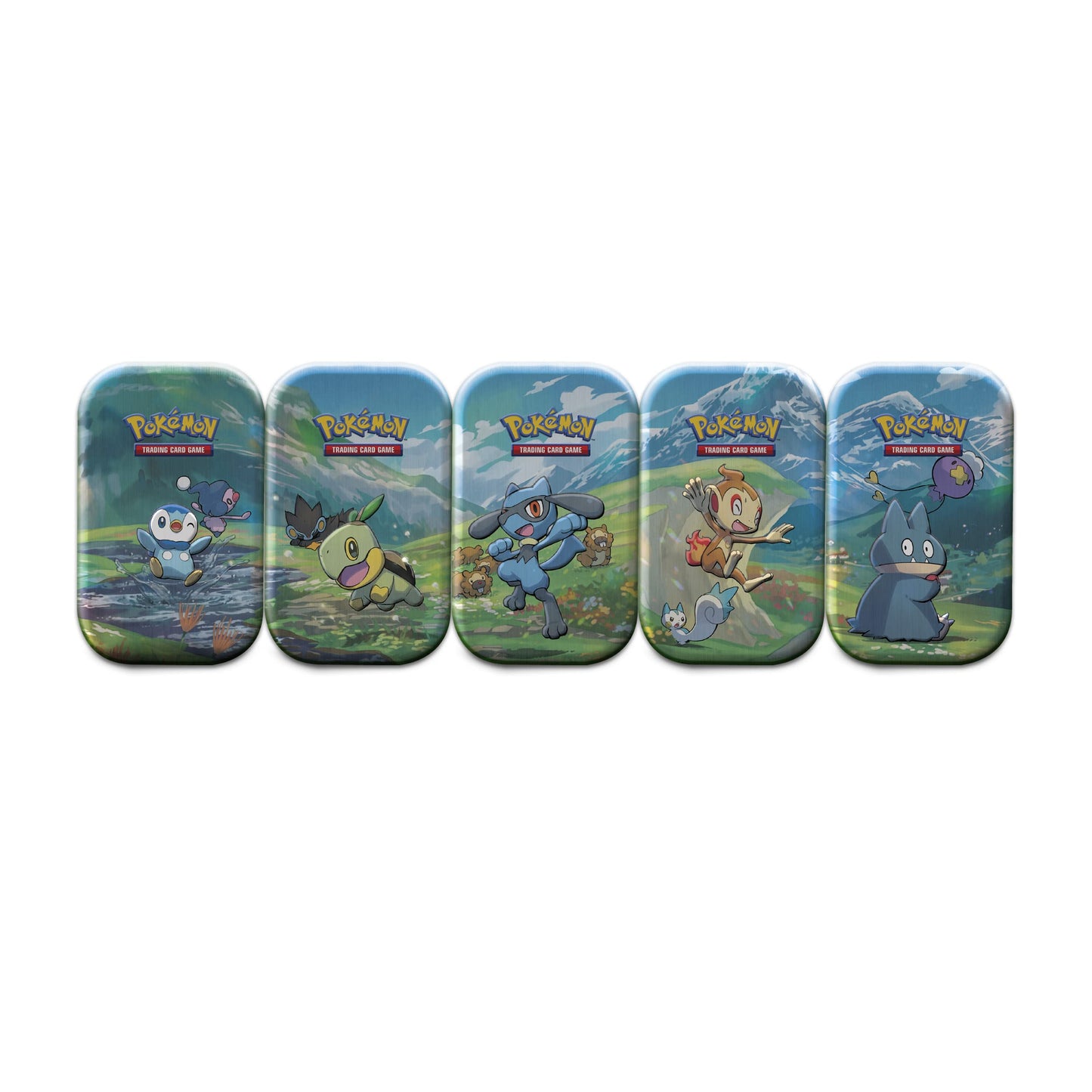 Pok  Mon Tcg: Sinnoh Stars Mini Tin - Chimchar, Pachirisu (2 Booster Packs & 1 Pok  Mon Art Card),Multicolor
