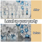 Imprsv Marquee Letters Silver 3Ft: Silver Party Decor - Light Up Letter W Large 3 Feet Tall - Party Decorations Letter For Birth