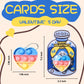 Meadin Valentines Day Gifts For Kids - 48 Pack Prefilled Heart Pop Fidget Valentines Cards For Kids Classroom - Valentine Exchan