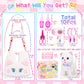 Ninaor Interactive Cat Toys For Kids With Crossbody Bags, Stuffed Cat Plush With Leash Walking Meow Pretend Play Kitty Robot Pet
