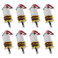 Xiitia 8Pcs Dc 3V-6V Mini N20 Gear Motor Slow Speed Full Metal Gearbox With Terminal For Smart Car Diy Rc Toys