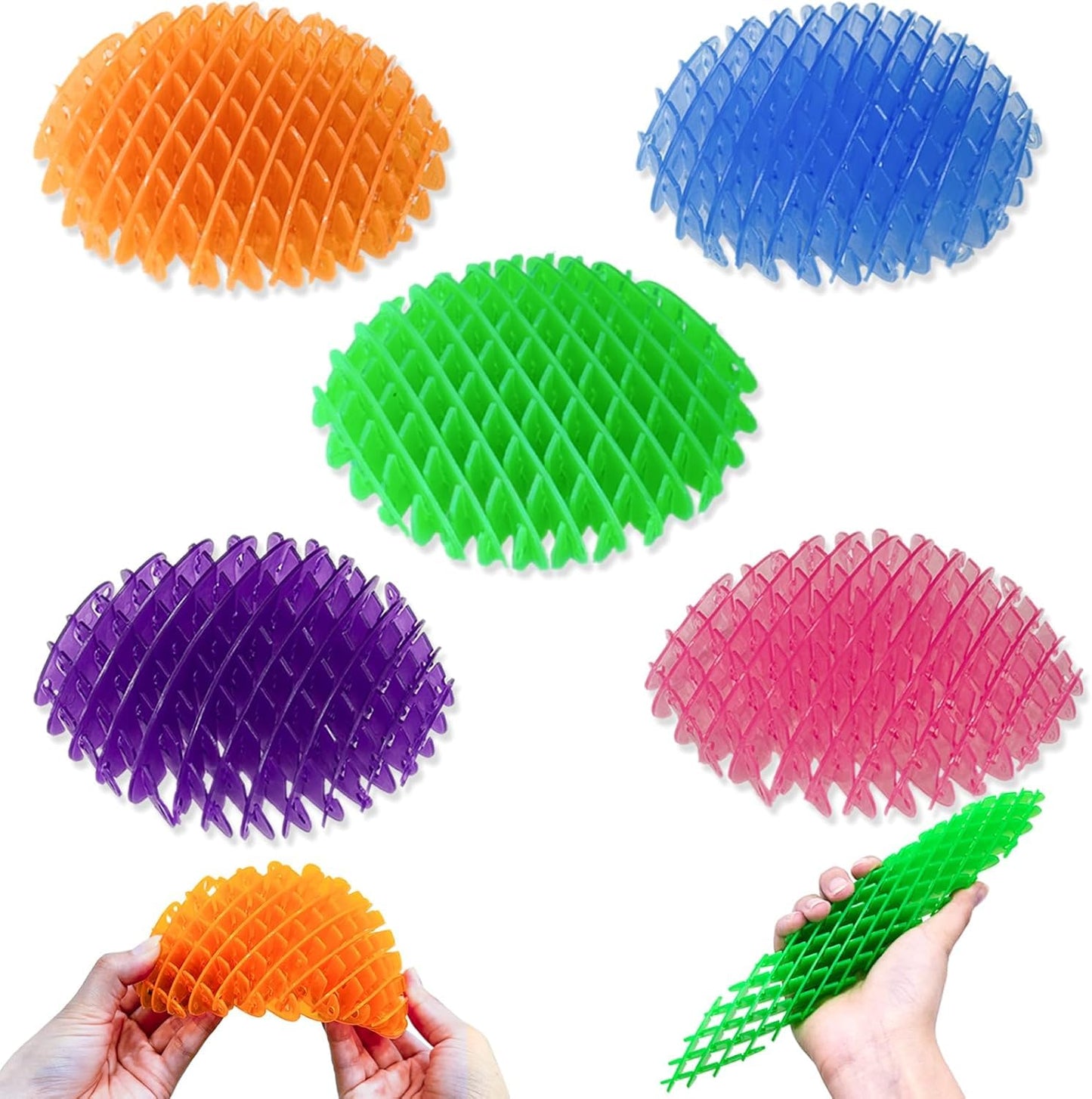5 Pcs Fidget Worm Toy, Cool Toy Worm Big Fidget Toy, Green Cute Worm Shaped Ornament, Funny Pocket Worm Fidget Toy Weird Sensory