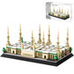Csnrhg Medina Prophet Mosque Building Block Set Educational Architecture Toy For Ages 6+ Kids And Adults For Eid Al-Fitr 594 Pie
