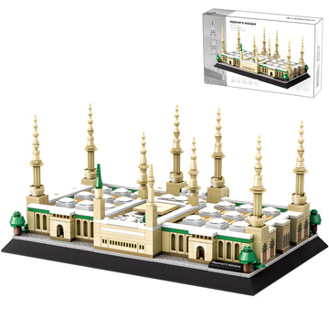 Csnrhg Medina Prophet Mosque Building Block Set Educational Architecture Toy For Ages 6+ Kids And Adults For Eid Al-Fitr 594 Pie