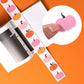 2 Roll 1000pcs Halloween Pumpkin Stickers, 4 Styles Self Adhesive Fall Pumpkin Stickers Halloween Decals Roll Envelope Scrapbook
