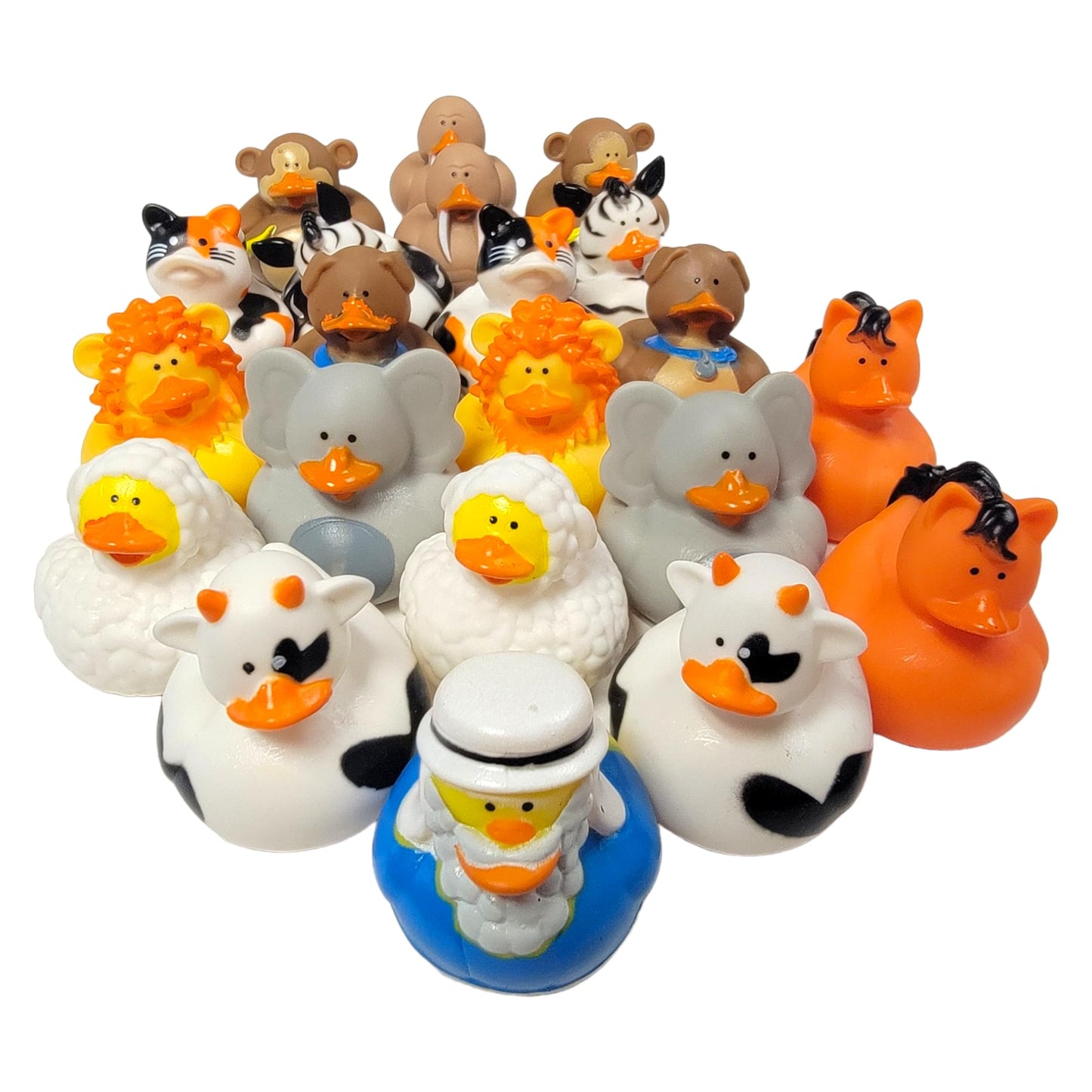 Cool Noah'S Ark Rubber Duckies (Set Of 21) 10 Pairs Of Animals And Noah Himself! Christian Jewish Bible Sunday School And Vbs Su