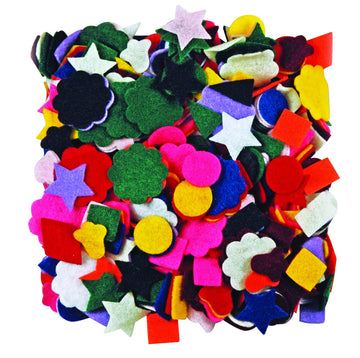 Roylco Felt Shapes, Assorted