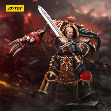 Joytoy Warhammer 40K Horus Heresy, Sons Of Horus Ezekyle Abaddon First Captain Of The Xvlth Legion 1/18 Action Figure Model