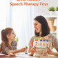 Zikaquqi Spelling&Talking Flash Cards For Toddlers 3-8 Years Old - Speech Therapy With 107 Sight Words - Sensory Toys For Kids W
