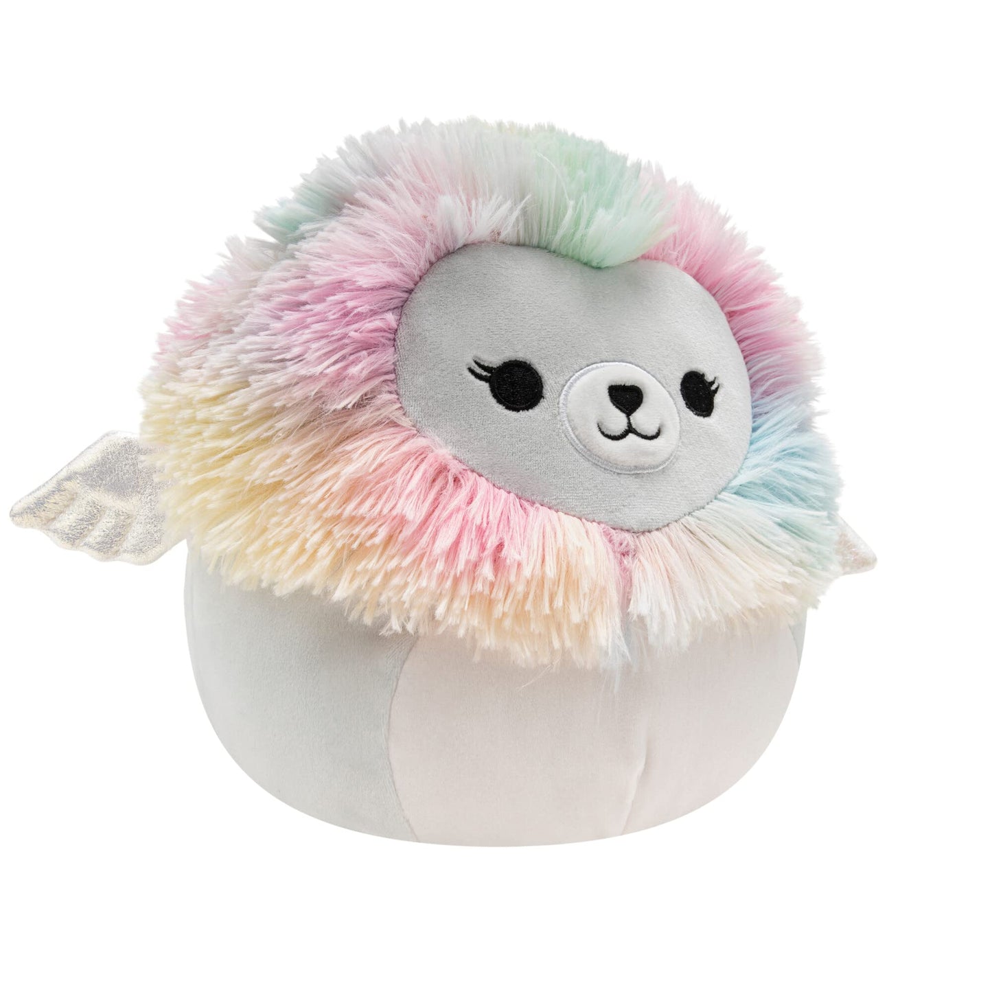 Squishmallows Original 8-Inch Leonari The Rainbow Lion - Official Jazwares Plush - Collectible Soft & Squishy Lion Stuffed Anima