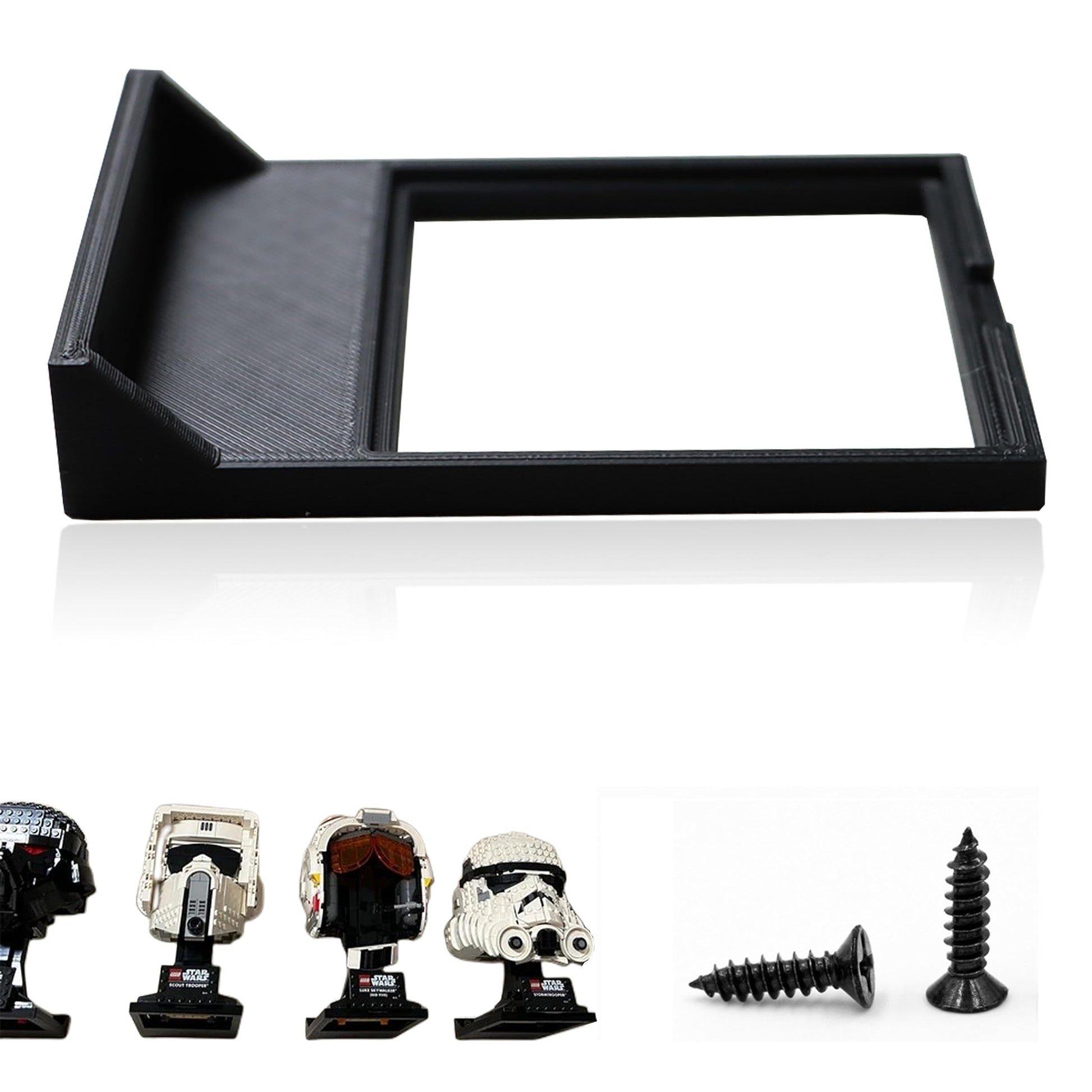 Teyouyi 1Pcs Wall Mount For Lego Star Wars Helmet Display Shelf For Lego Star Wars Helmet Compatible With All Standard Lego Helm