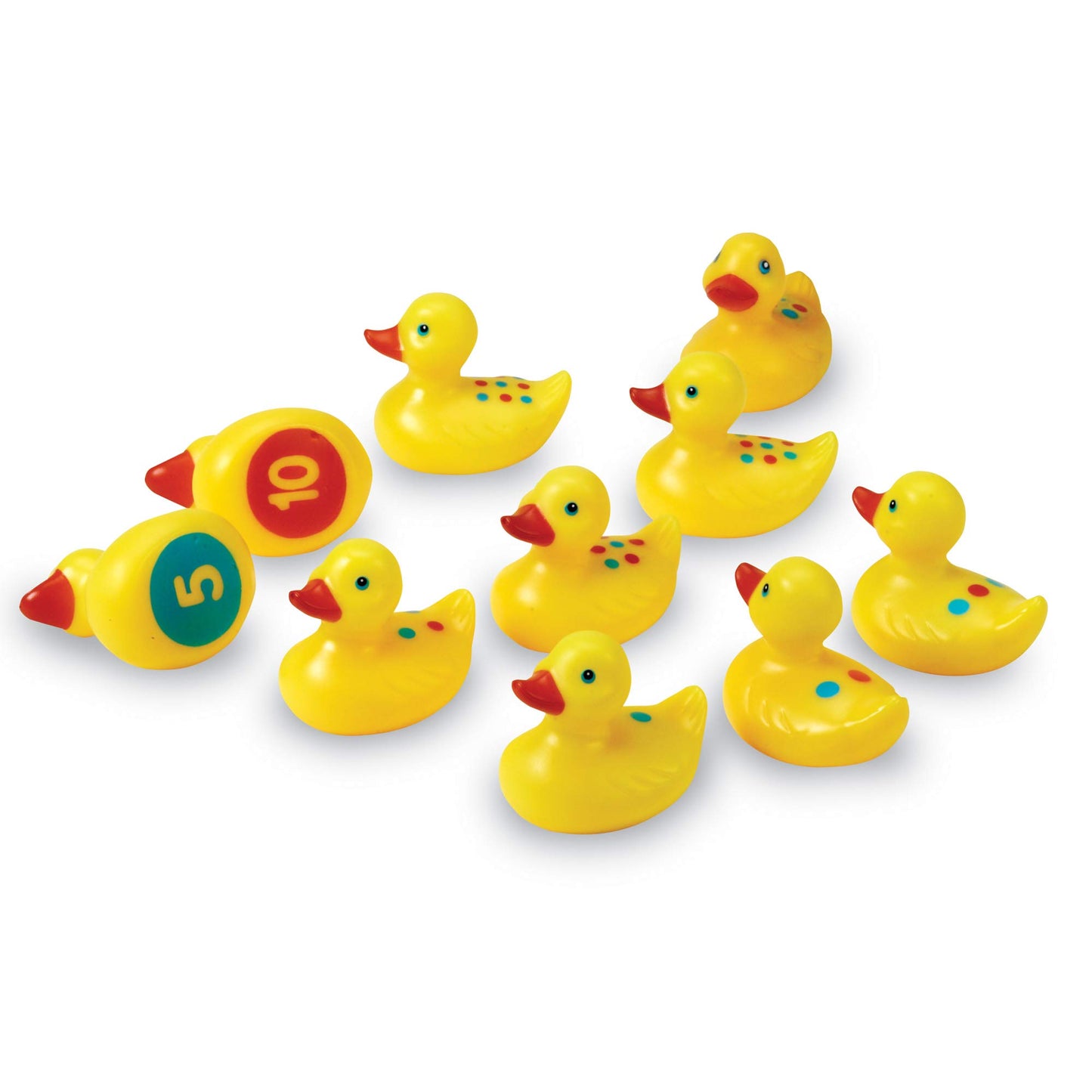 Learning Resources Number Fun Ducks - 10 Pieces, Ages 18+ Months Toddler Learning Toys, Preschool Toys, Toddler Bath Toys, Baby Bath Toys