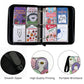 Thisness Yoto Card Holder - Organizer for 120 Cards, Zippered Case, Penguin Color, Model US-DLL, Durable Polyurethane Material