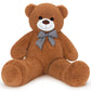 Sausudols XXL Giant Teddy Bear 47  Jumbo Plush Stuffed Animal  Soft Hugging Toy Gift for Kids  Valentine's Day  Christmas Darkbrown