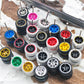 1/64 Wheels and Tires, Real Rider Series,Upgrade Mainline Diecast Model Cars,Mixed 10 Sets of Black and White Wheels a Pack (10 