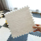 Typutomi 10Pcs Plush Puzzle Foam Floor Mat, Soft Fluffy Interlocking Square Foam Tiles Area Rugs Carpet For Parlor Bedroom Decor